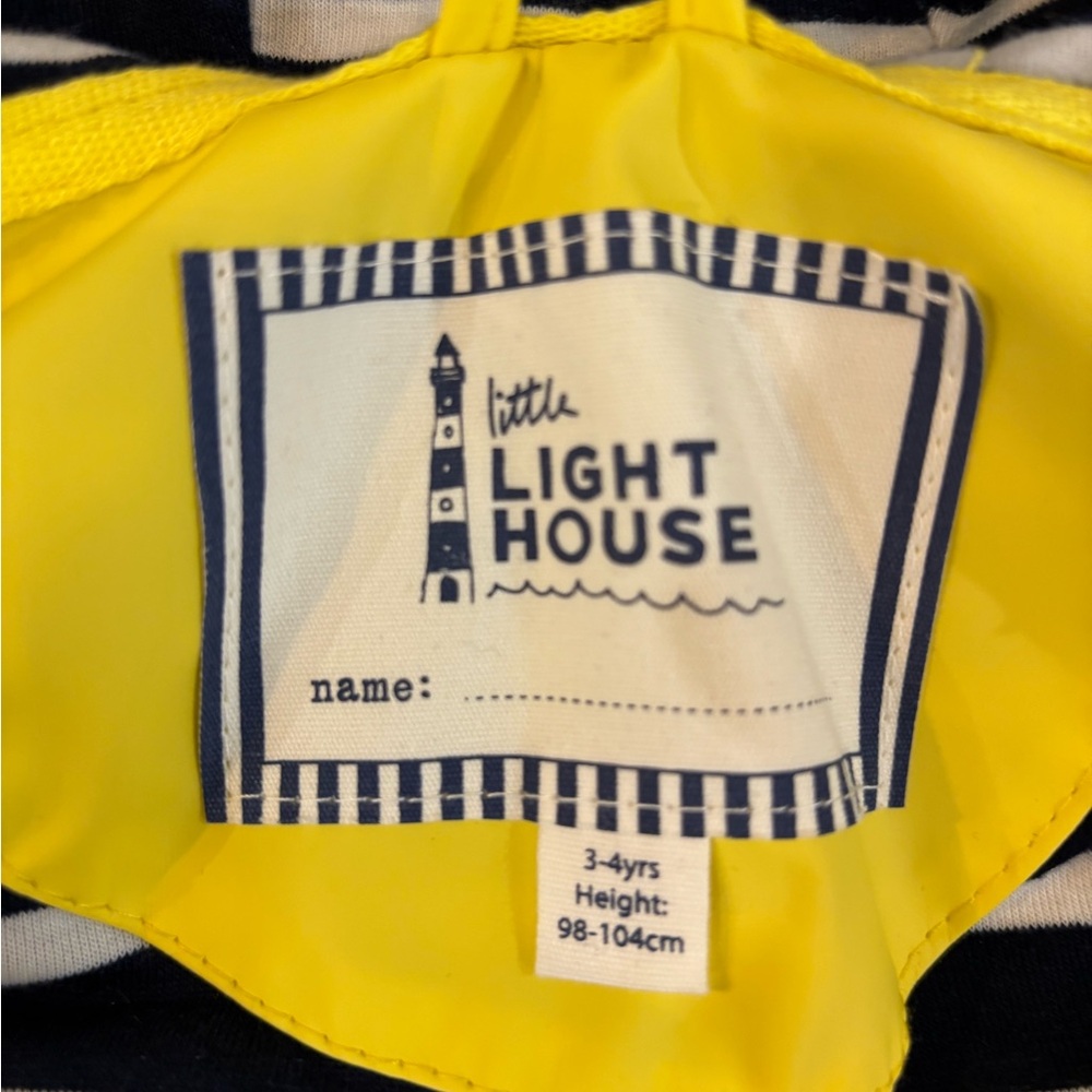 Yellow Kids Rain Jacket - Picture 2 of 2